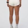 Accelerate 3" Mid-Rise Running Short - Off White-Floral Sticker