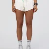 Accelerate 3" Mid-Rise Running Short - Off White-Floral Sticker