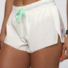 Accelerate 3" Mid-Rise Running Short - Off White-Floral Sticker