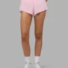 Accelerate 3" Mid-Rise Running Short - Marshmallow-Candy Pink