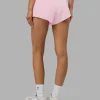 Accelerate 3" Mid-Rise Running Short - Marshmallow-Candy Pink