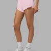 Accelerate 3" Mid-Rise Running Short - Marshmallow-Candy Pink