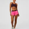 Accelerate 3" Mid-Rise Running Short - Midnight Plum-Sugar Plum
