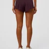 Accelerate 3" Mid-Rise Running Short - Midnight Plum-Sugar Plum
