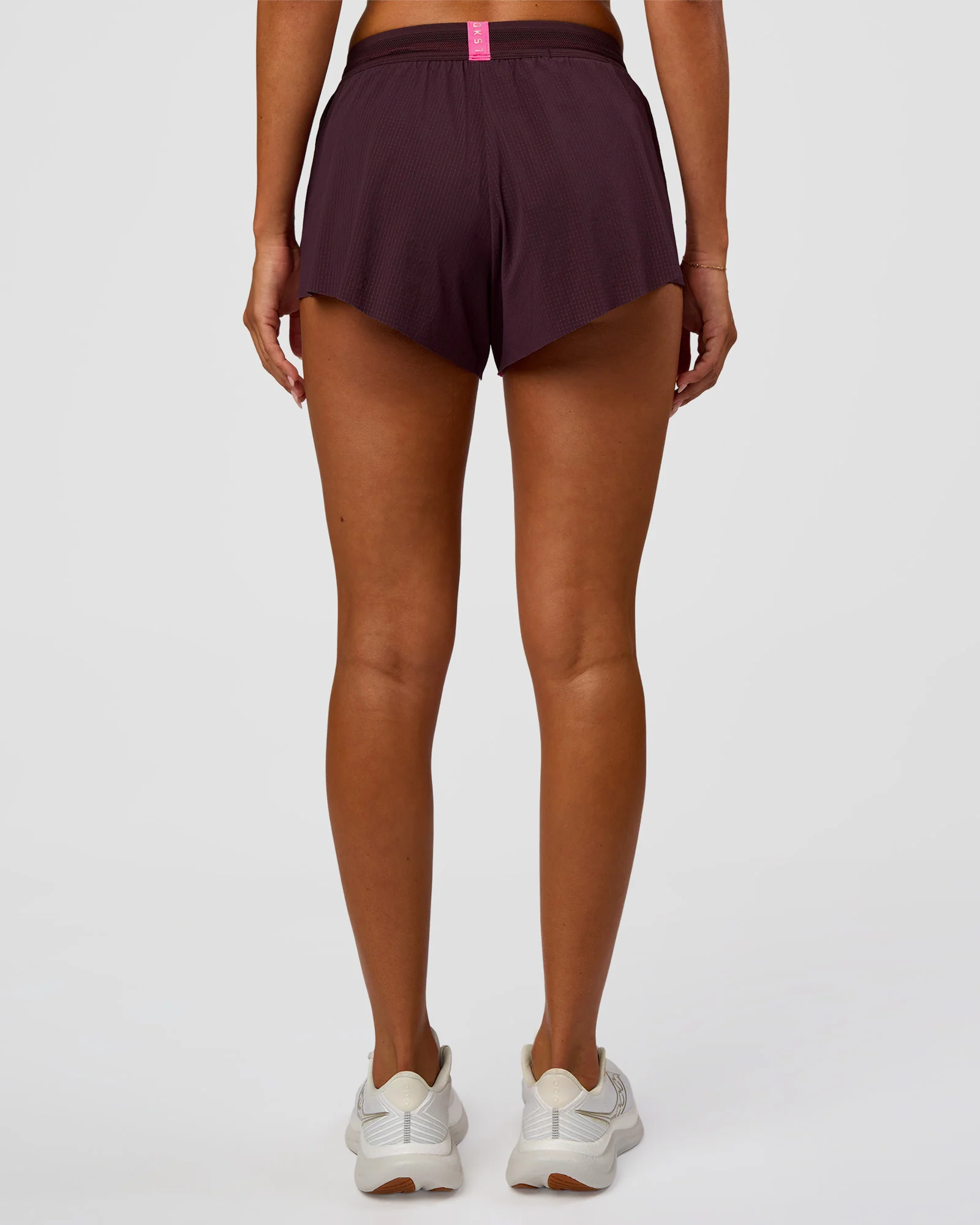 Accelerate 3" Mid-Rise Running Short - Midnight Plum-Sugar Plum