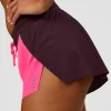 Accelerate 3" Mid-Rise Running Short - Midnight Plum-Sugar Plum