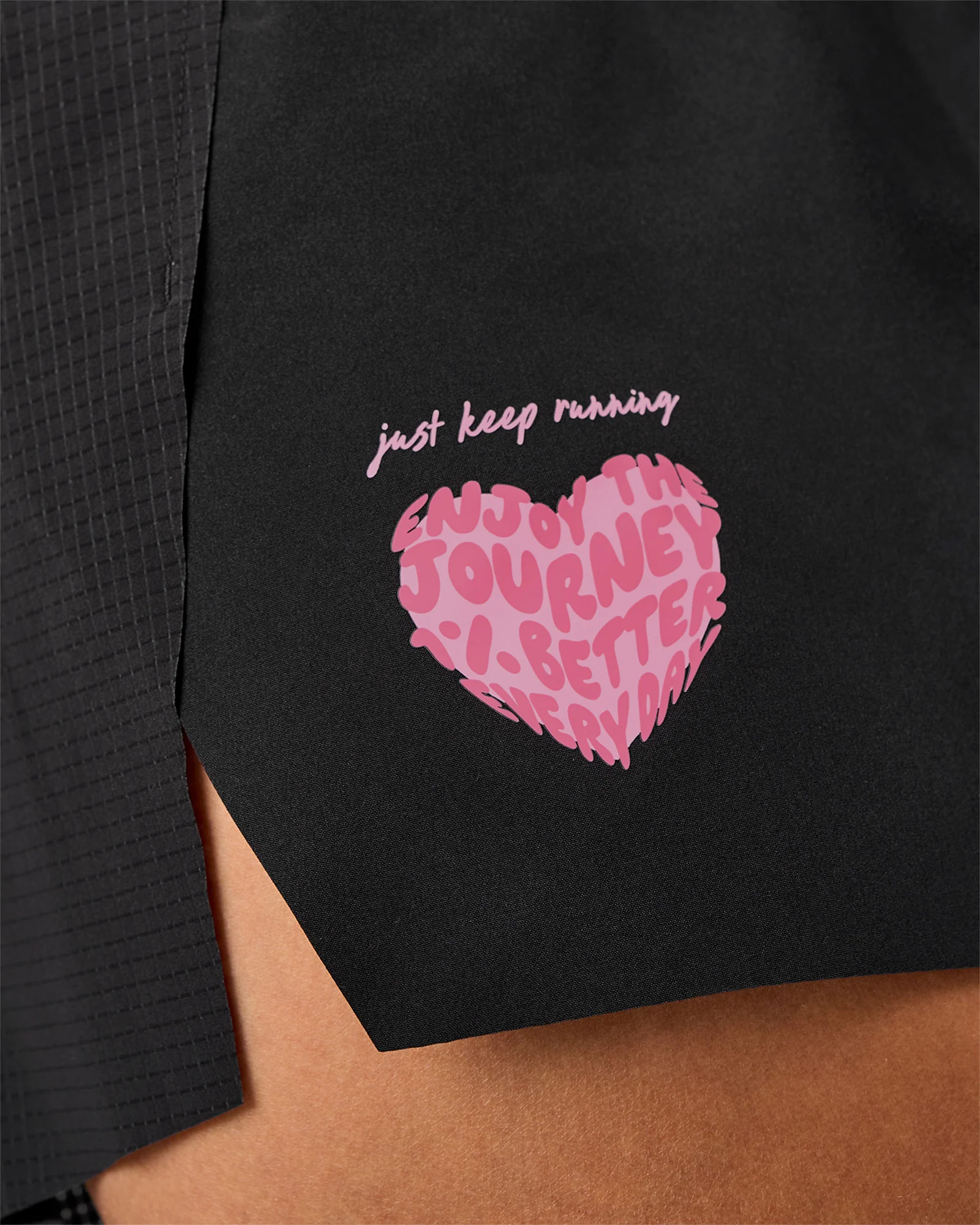 Accelerate 3" High-Rise Running Short - Black-Enjoy The Journey