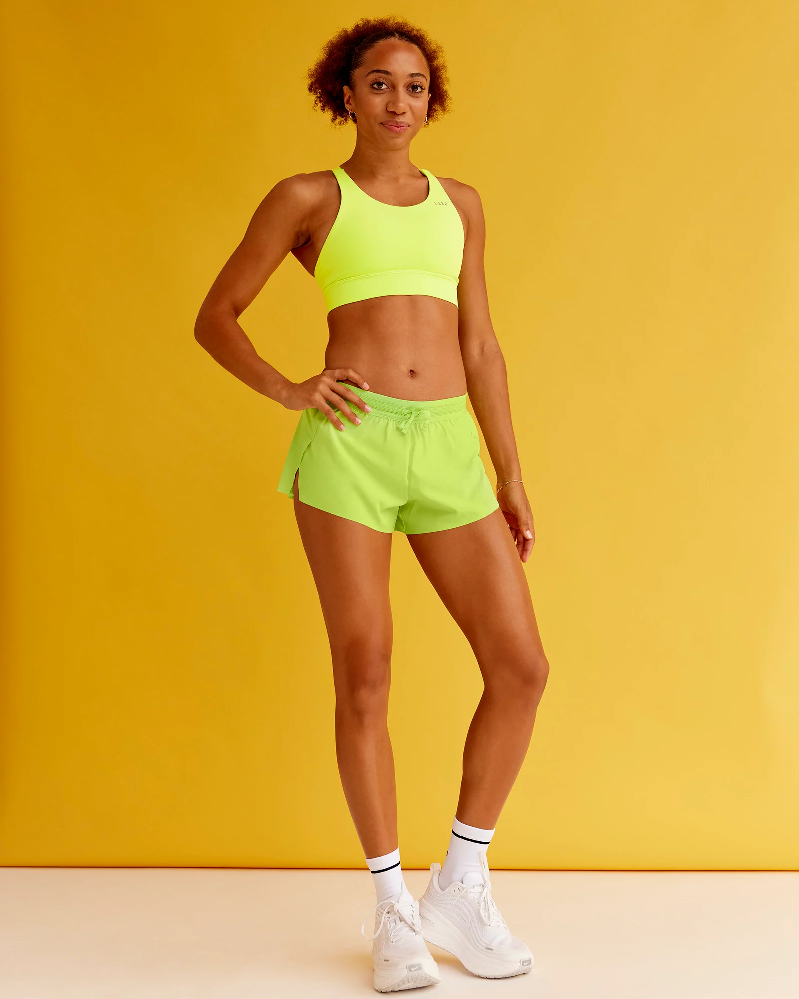 12359-accelerate-split-strap-sports-bra-hyper-green-3.webp Accelerate Split Strap Sports Bra - Hyper Green