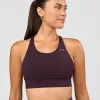 Accelerate Sports Bra - Midnight Plum