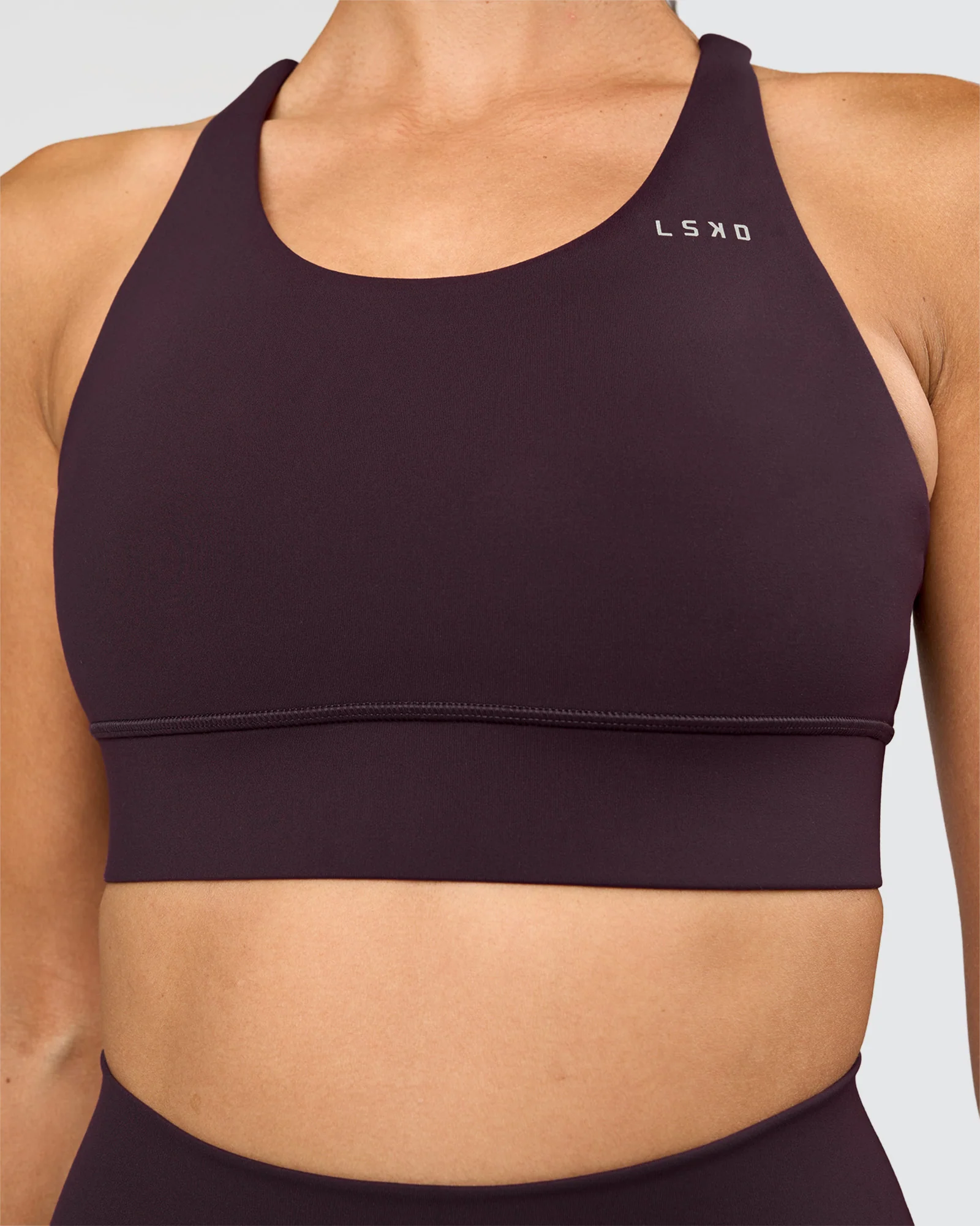 Accelerate Sports Bra - Midnight Plum