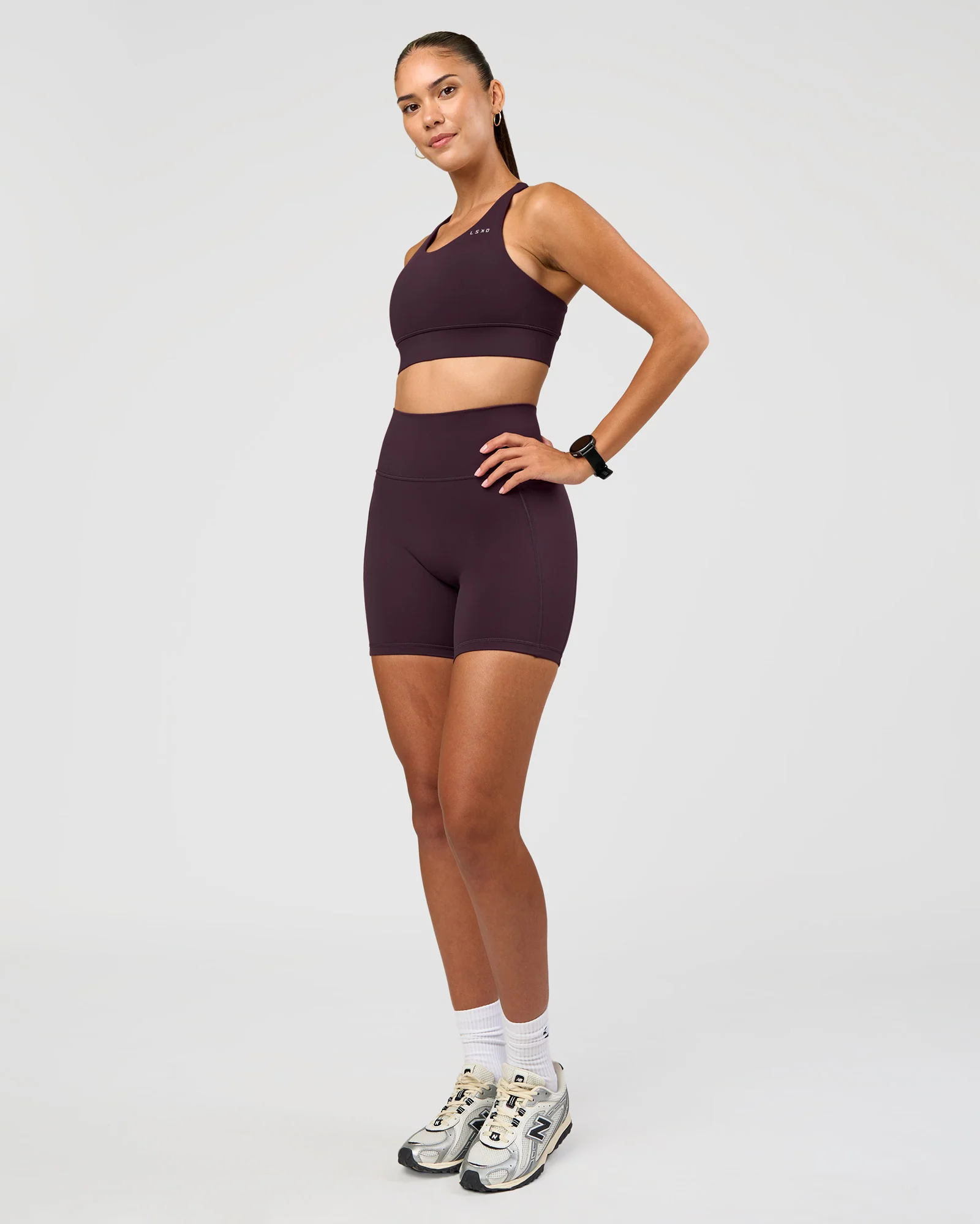 Accelerate Sports Bra - Midnight Plum