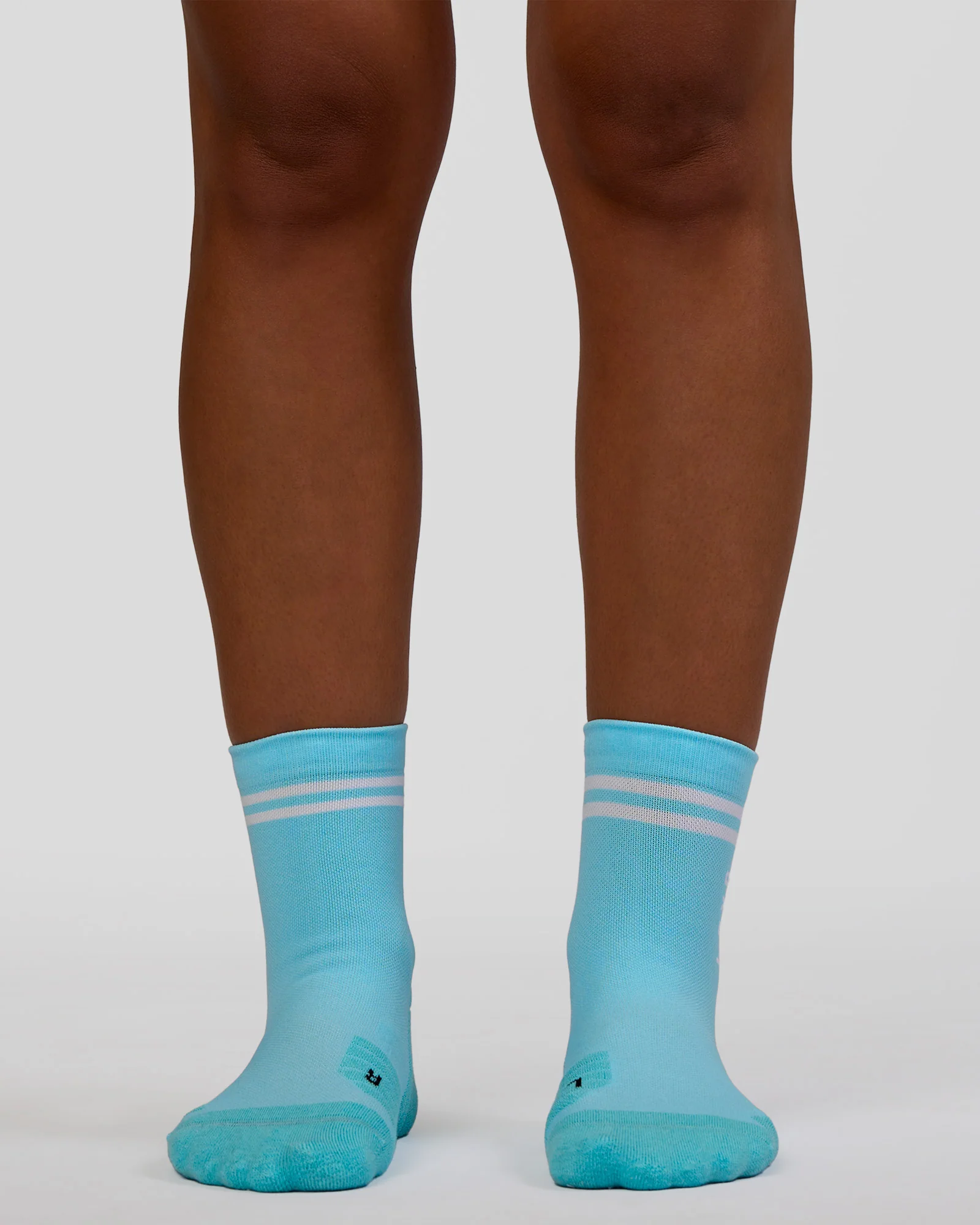 Accelerate Performance Quarter Socks - Baltic Sea-White
