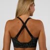 Accelerate Sports Bra - Energy Print Black