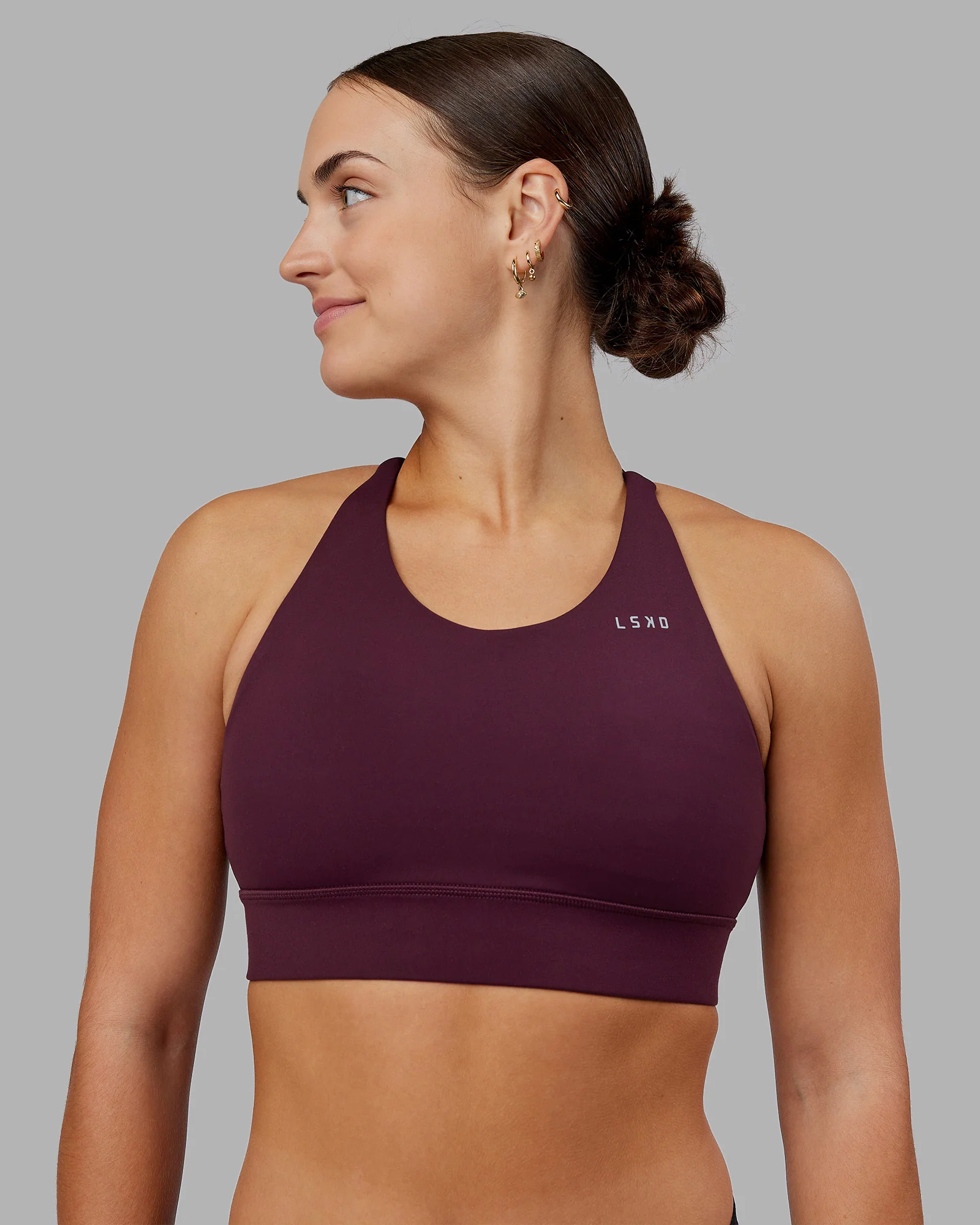 12505-accelerate-split-strap-sports-bra-cherry-lacquer-1.webp Accelerate Split Strap Sports Bra - Cherry Lacquer