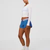 1256-scrunch-long-sleeve-tee-white-5.webp Scrunch Long Sleeve Tee - White