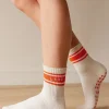 12576-peaches-pilates-grip-socks-ivory-orange-2.webp Peaches Pilates Grip Socks - Ivory-Orange