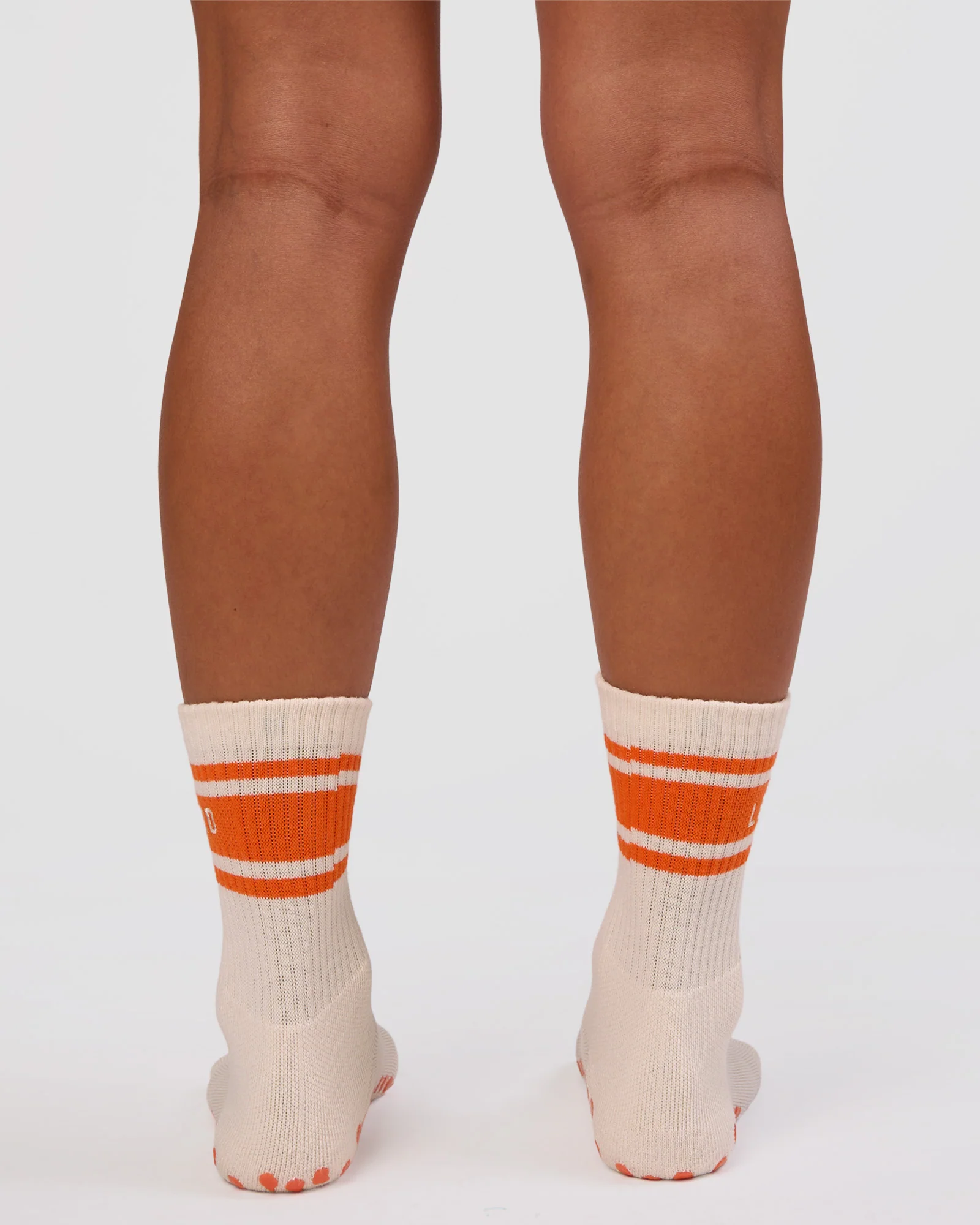 12576-peaches-pilates-grip-socks-ivory-orange-5.webp Peaches Pilates Grip Socks - Ivory-Orange