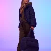 Puffer Duffle Bag - Black