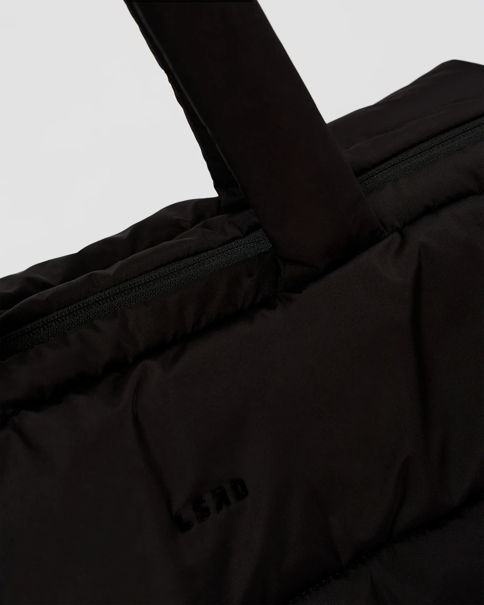 Puffer Duffle Bag - Black