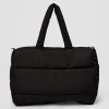 Puffer Duffle Bag - Black