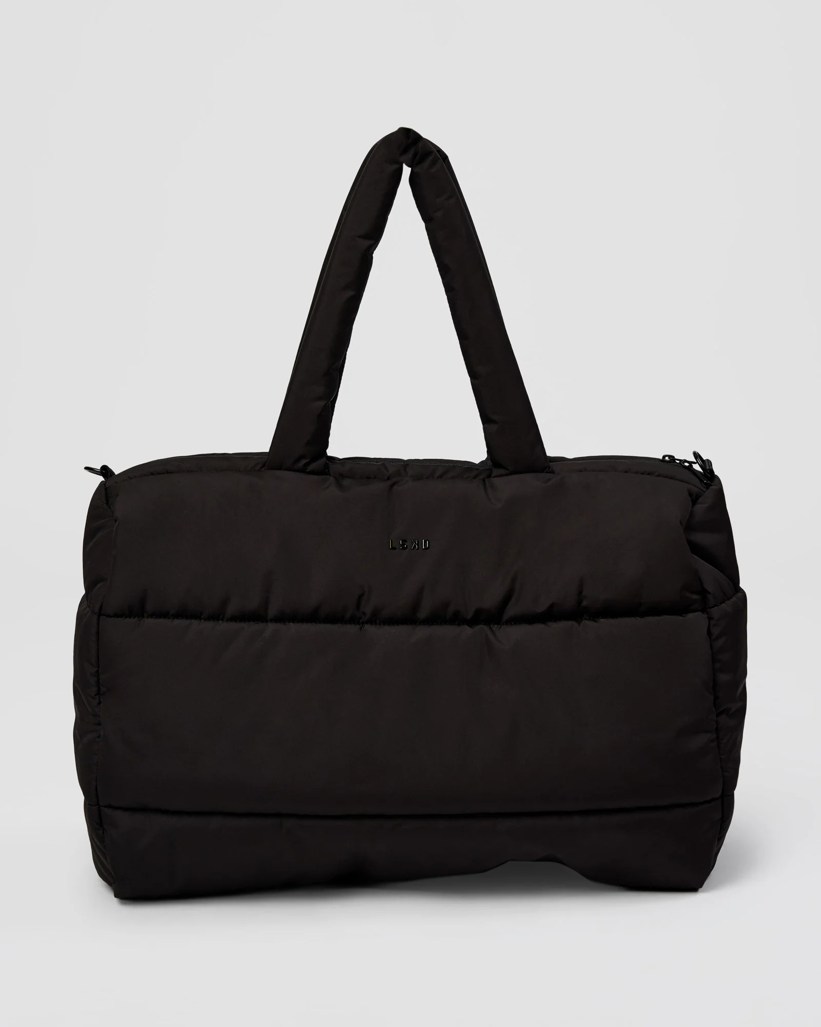 Puffer Duffle Bag - Black