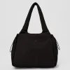 Puffer Tote Bag - Black
