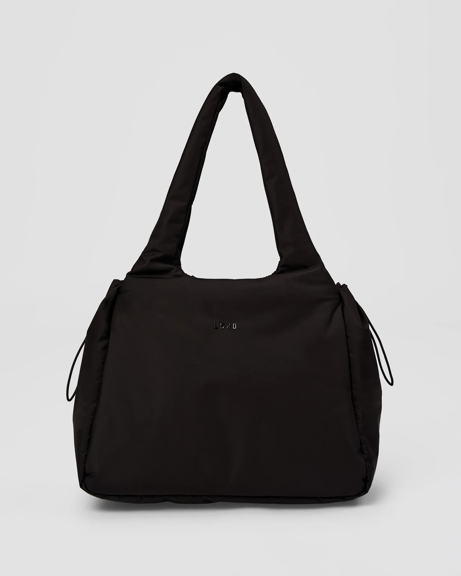 Puffer Tote Bag - Black