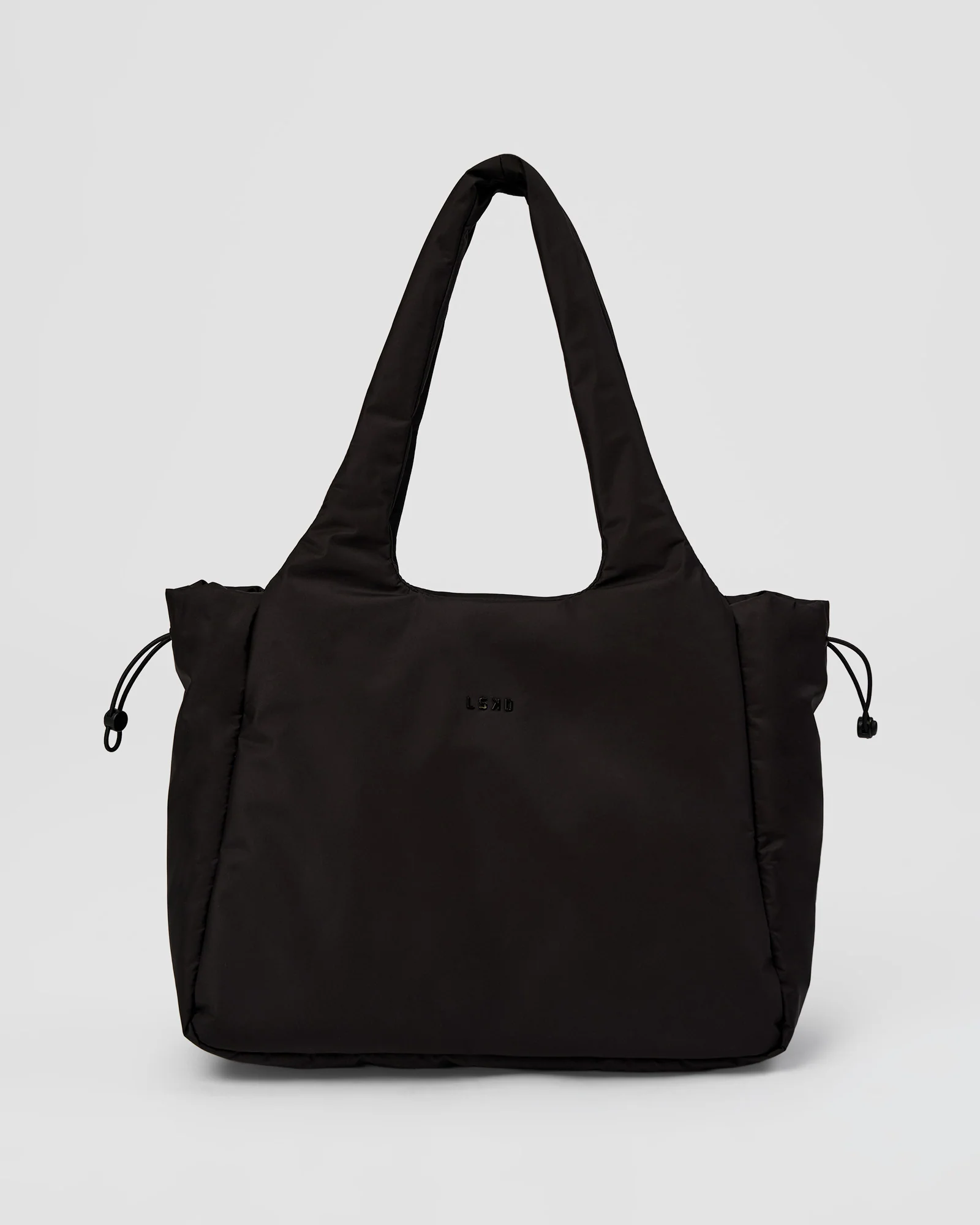 Puffer Tote Bag - Black