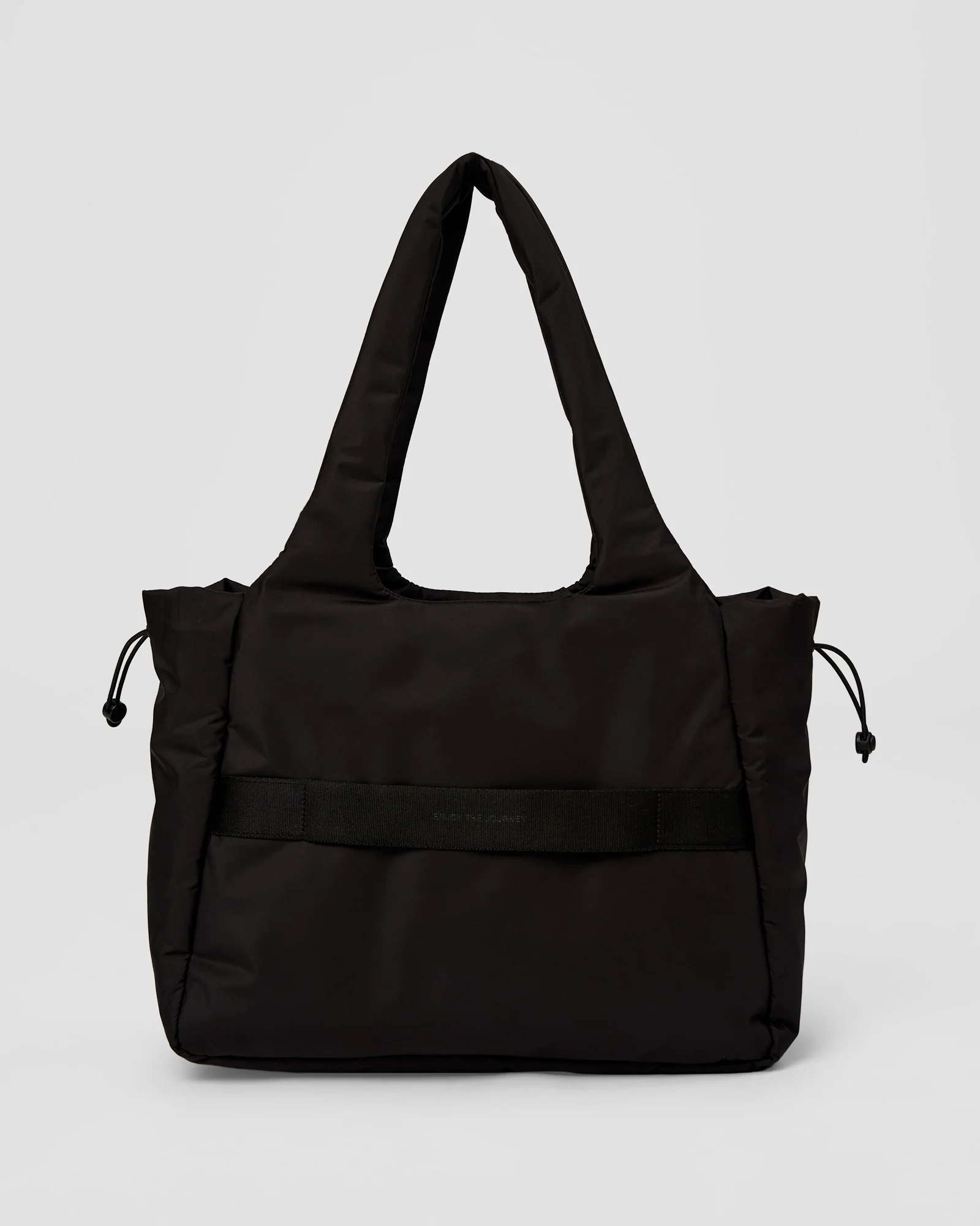 Puffer Tote Bag - Black