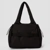 Puffer Tote Bag - Black