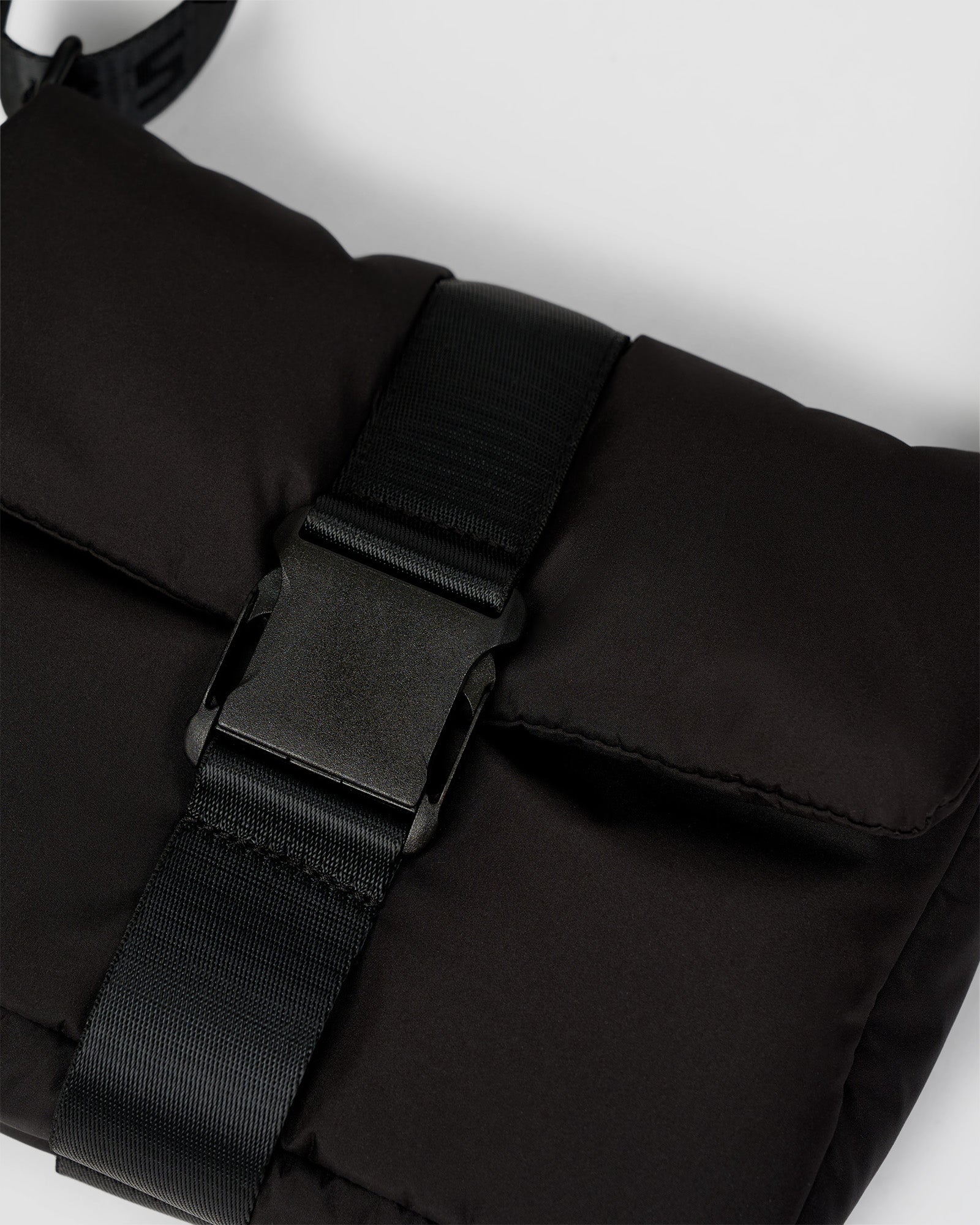 Puffer Crossbody Bag - Black