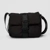 Puffer Crossbody Bag - Black