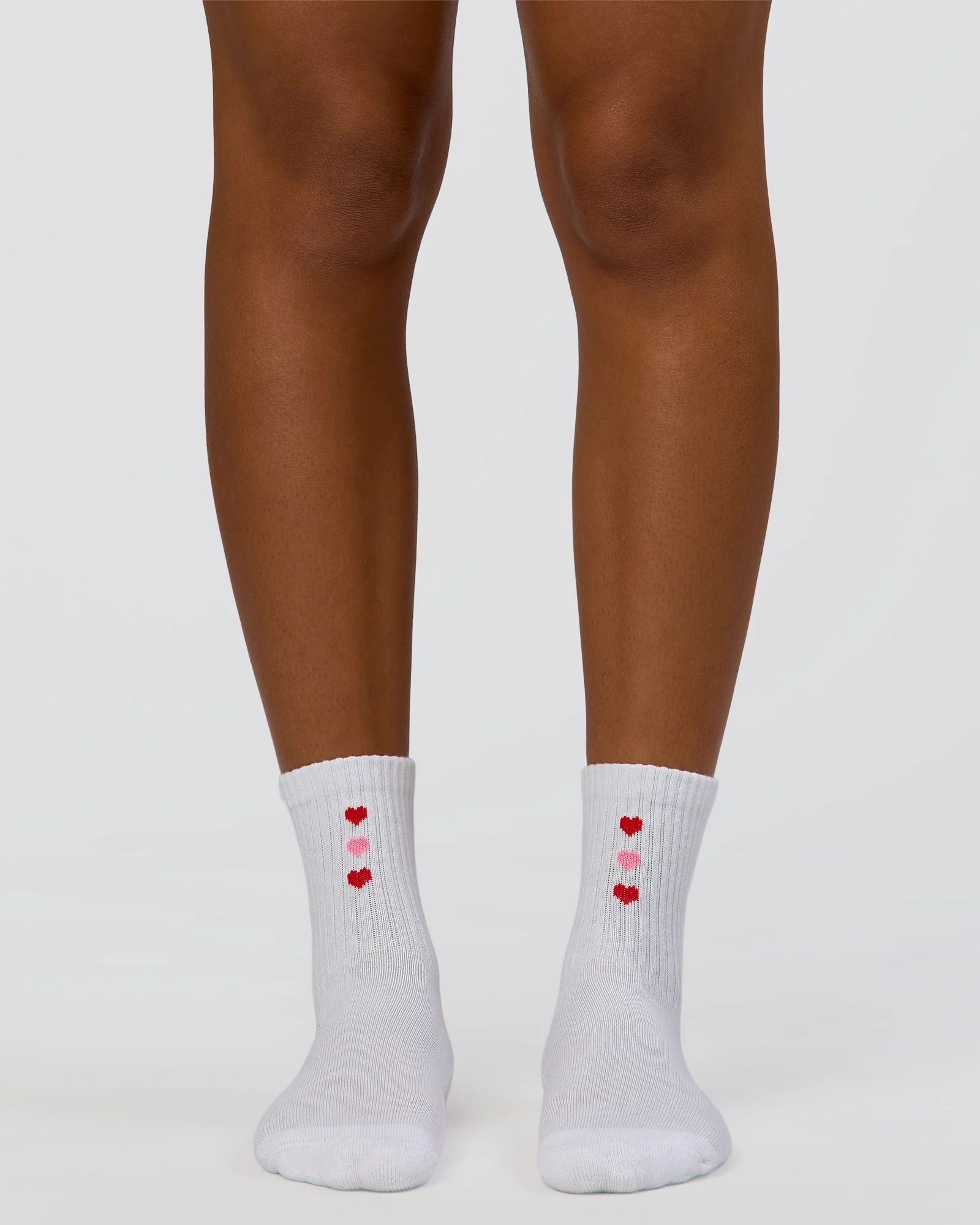 Love Steps Mini Quarter Socks - White-Marshmallow
