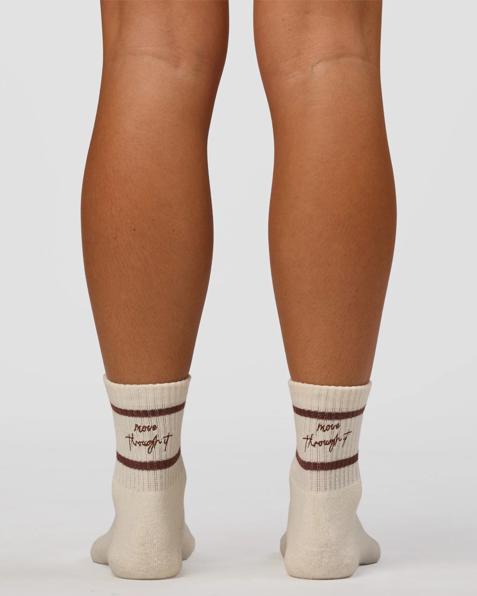 12659-cf-move-through-quarter-socks-ivory-hot-chocolate-5.webp CF Move Through Quarter Socks - Ivory-Hot Chocolate