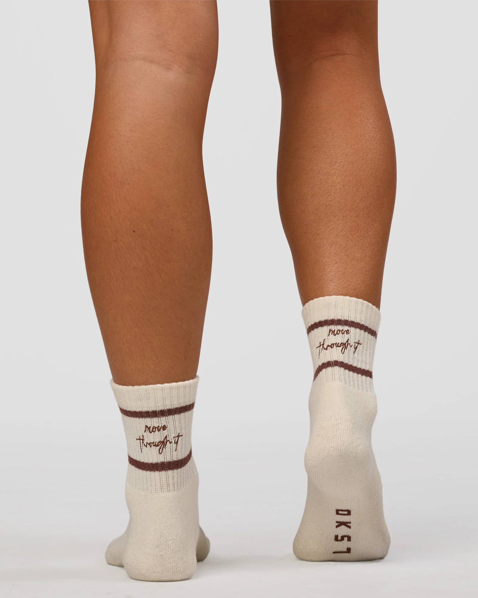 12659-cf-move-through-quarter-socks-ivory-hot-chocolate-6.webp CF Move Through Quarter Socks - Ivory-Hot Chocolate