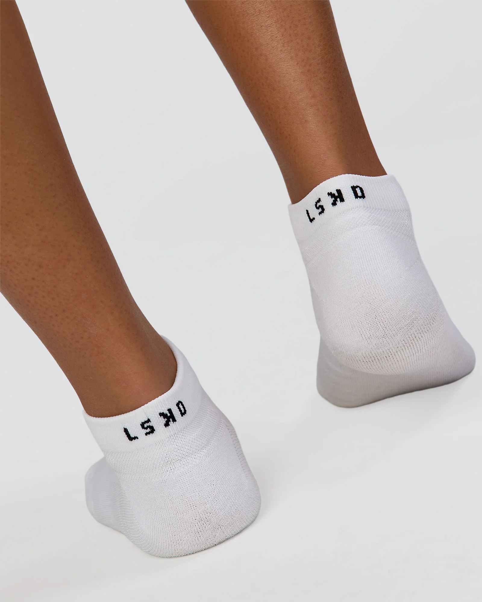 Performance Ankle Socks - White-Black