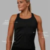 AeroFLX+ Seamless Tank - Black Marl