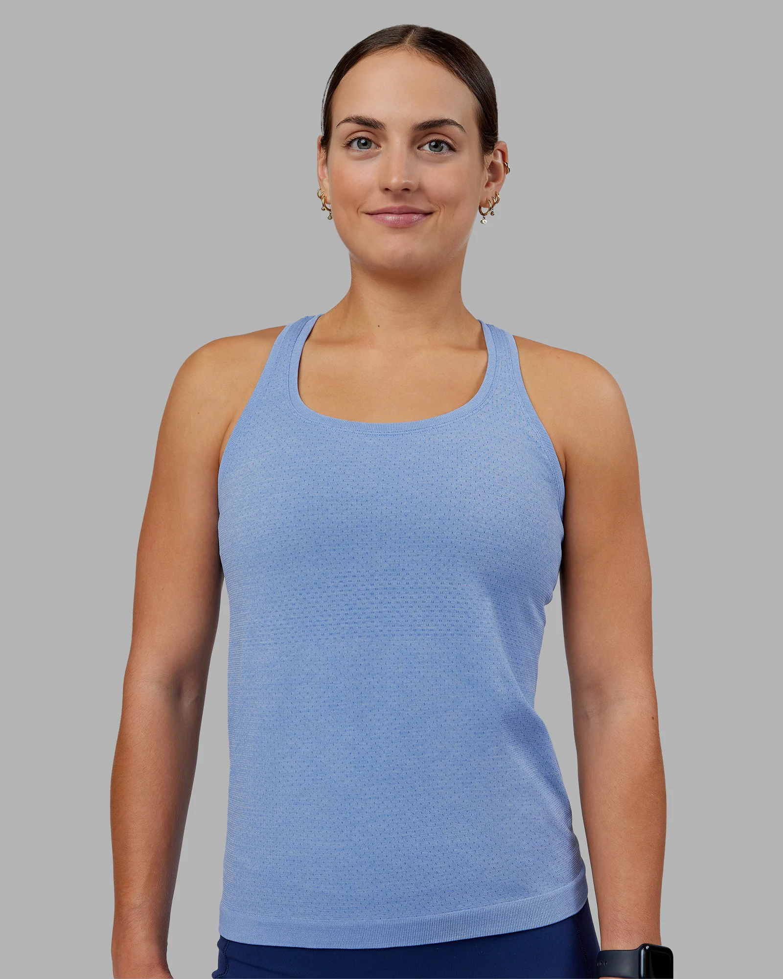 12721-aeroflx-seamless-tank-cornflower-blue-marl-3.webp AeroFLX+ Seamless Tank - Cornflower Blue Marl