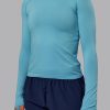 AeroFLX+ Seamless Long Sleeve Tee - Retro Blue/Retro Blue