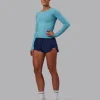AeroFLX+ Seamless Long Sleeve Tee - Retro Blue/Retro Blue