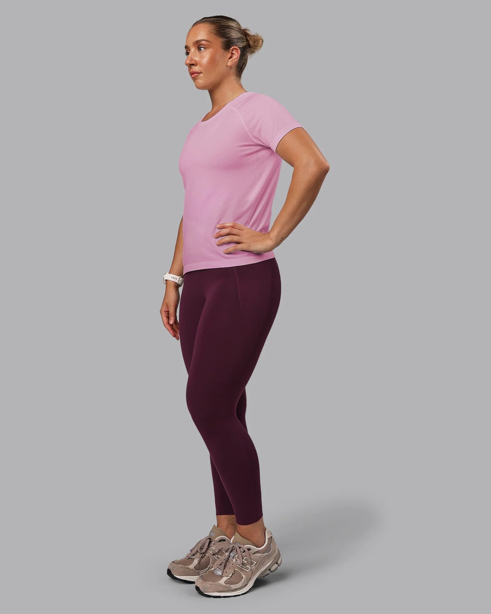 AeroFLX+ Seamless Tee - Pirouette/Bubblegum