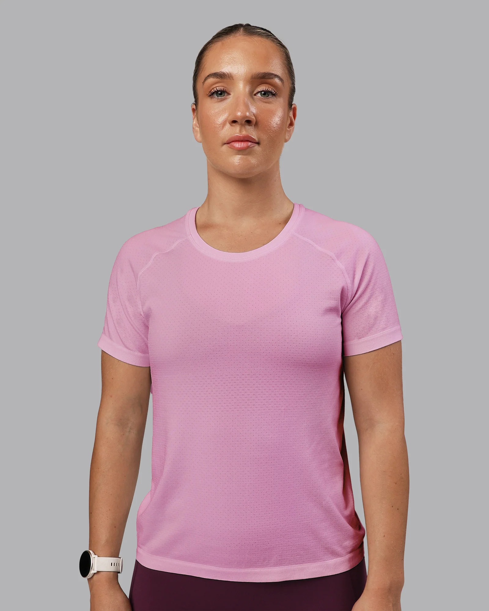 AeroFLX+ Seamless Tee - Pirouette/Bubblegum