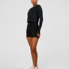 AeroFLX+ Seamless Long Sleeve Skimmer Tee - Black Marl
