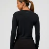 AeroFLX+ Seamless Long Sleeve Skimmer Tee - Black Marl