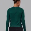 AeroFLX+ Seamless Long Sleeve Tee - Dark Moss/Dark Moss