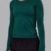AeroFLX+ Seamless Long Sleeve Tee - Dark Moss/Dark Moss
