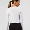 AeroFLX+ Seamless Long Sleeve Skimmer Tee - White/White