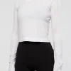 AeroFLX+ Seamless Long Sleeve Skimmer Tee - White/White
