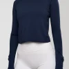 AeroFLX+ Seamless Long Sleeve Skimmer Tee - Future Navy/Future Navy