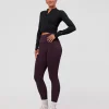 AeroFLX+ Long Sleeve Skimmer Half Zip - Black Marl